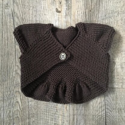 Petal Peplum Infant Bolero