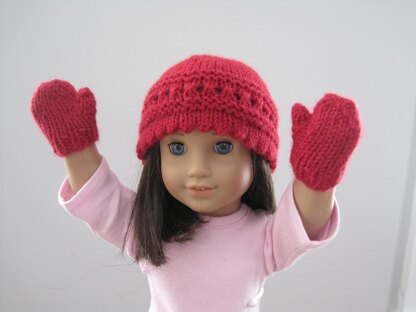 Easy Doll Mittens for 18" dolls