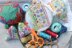 Dropcloth Samplers The Pincushions Printed Embroidery Kit - 8in x 10in