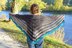 Fade to Blue Faroese Shawl