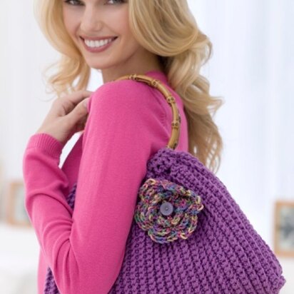 Crochet Posey Purse in Red Heart Super Saver Economy Solids and Prints - LW2363