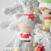 Crochet Christmas Pattern Amigurumi Mini Set Elf Mrs Claus Gingerbread Man Christmas Decorations Ornaments by AradiyaToys