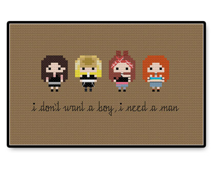 BLACKPINK - Boombayah Chorus Bite Size - PDF Cross Stitch Pattern