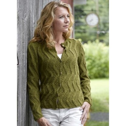 282 Dunwich Cardigan - Knitting Pattern for Women in Valley Yarns Stockbridge