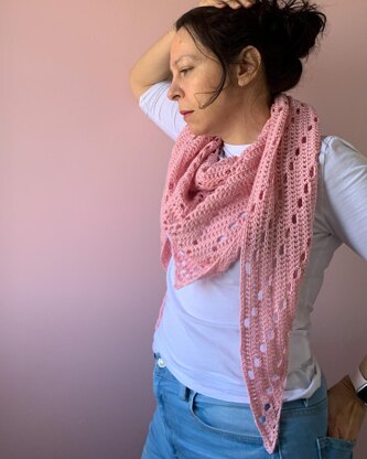 Furrow & Flourish: Crochet shawl pattern - Dora Does