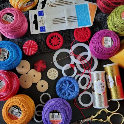 Making Thread Wrapped Dorset Buttons - V- Summer 2025