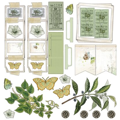 49 And Market Collection Pack 12"X12" - Vintage Artistry Sage
