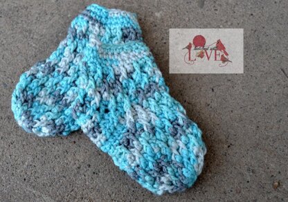 Kids Wavy Ripple Slipper Socks