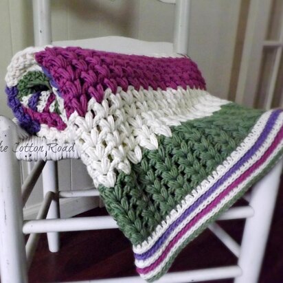 Puff Stitch Baby Blanket