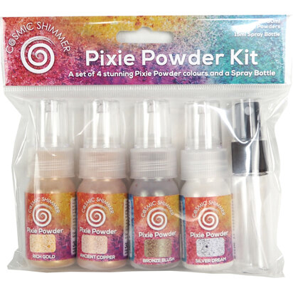 Cosmic Shimmer Pixie Powder Kit - Precious Metals