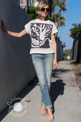 Catitude Mosaic Sweater