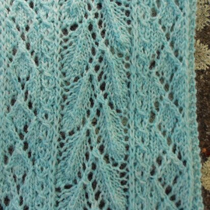 Mint Leaf Lace Scarf