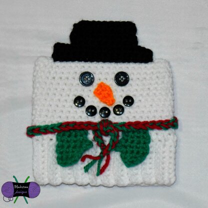 Peeping Snowman Boot Cuffs