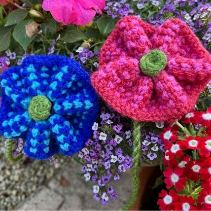 Twisted Tweed Flower Brooch Knitting Pattern - Free Knitting Pattern