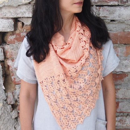 Lobelia shawl