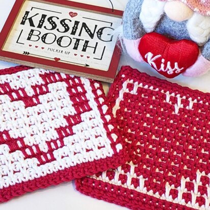 Heart Mosaic Hot Pads