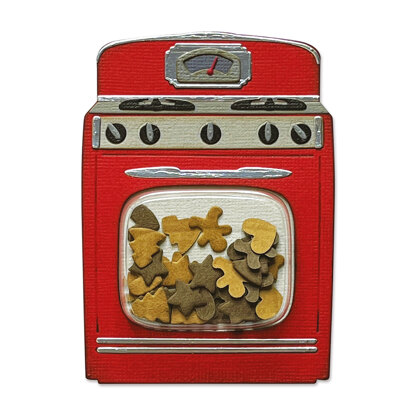 Sizzix Thinlits Die Set - Retro Oven by Tim Holtz
