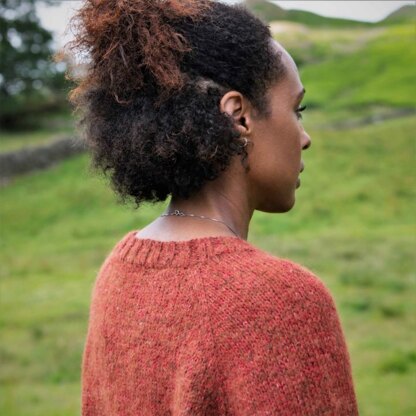 One Sweater V-neck in The Fibre Co. Cirro - Downloadable PDF