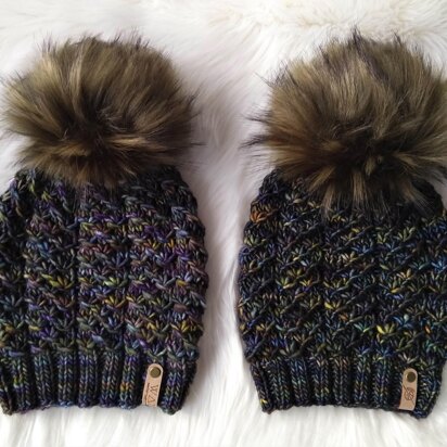 Padma and Parvati Toques - knitting pattern