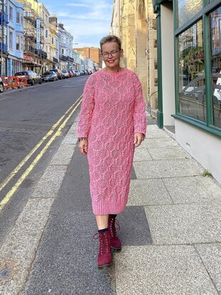 Cabled Trellis Tunic