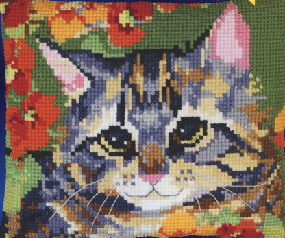 Garden Tabby Big Stitch - PDF