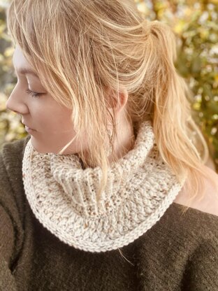 Roll Neck Cowl Scarf