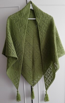 It's all about Triangle shawl