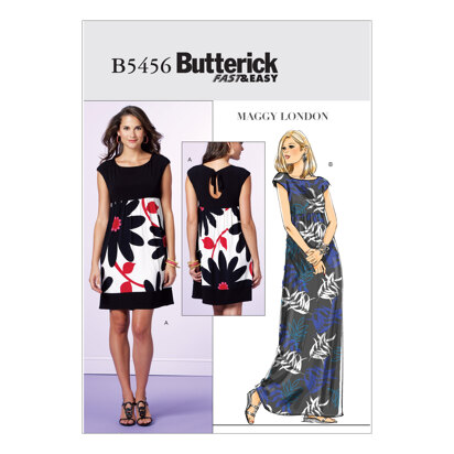 Butterick Misses'/Misses' Petite Dress B5456 - Sewing Pattern