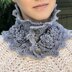 Floral Peony Neck Warmer Scarf