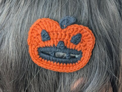 Pumpkin Hair Clip