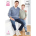 Cardigan and Sweater Knitted in King Cole Big Value Chunky - P6280