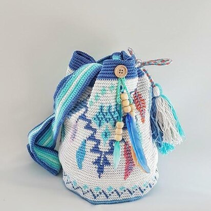 Feather Mochila Bag