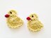 Easter chick duck applique