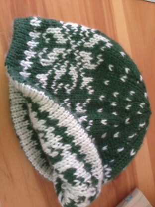 Reversible Snowflake Hat