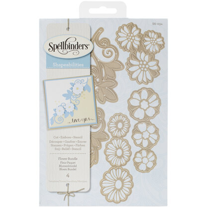 Spellbinders Shapeabilities Dies - Flower Bundle