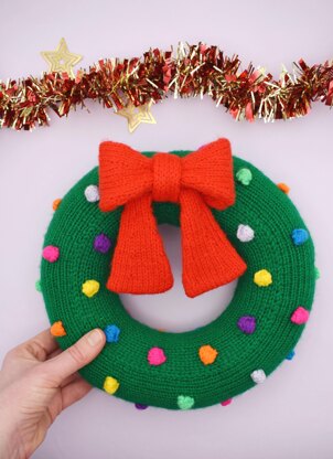 Bobble Bauble Christmas Wreath