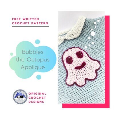 Bubbles the Octopus Applique