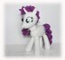 Rarity Pony Horse Crochet Pattern