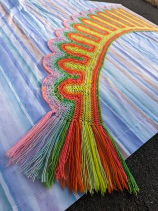 Neverweaver Dragon Tail Shawl