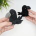 Crochet Crow Amigurumi Pattern, Crochet Bird Pattern
