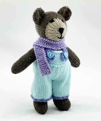 Amy & Oscar teddy bears knitting pattern 10984