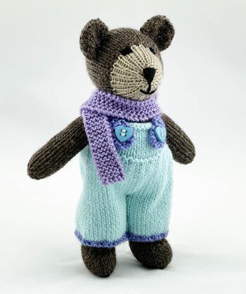 Amy & Oscar teddy bears knitting pattern 19084