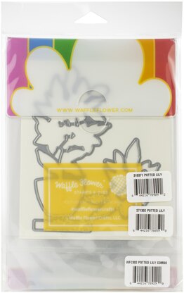 Waffle Flower Crafts Waffle Flower Stamp & Die Set - Potted Lily