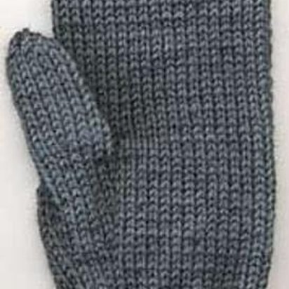Two-Needle Adult Mitten