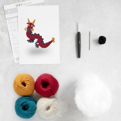 Toft Bo the Dragon Crochet Kit