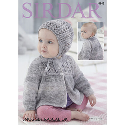 Sirdar 4803 Jacket & Bonnet