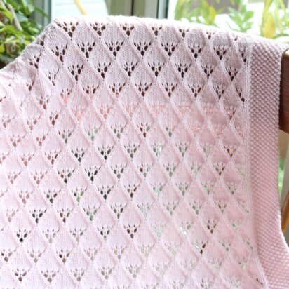 Lottie Baby Blanket - knitting pattern