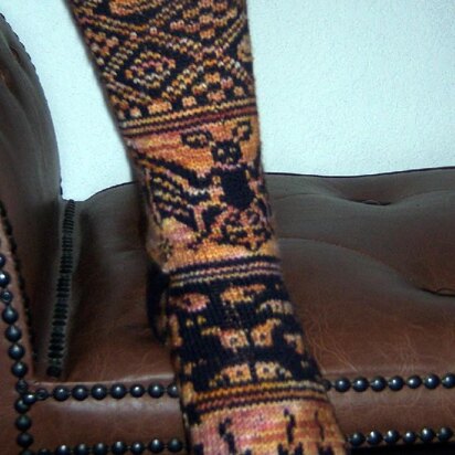 Just Batty Socks - knitting pattern
