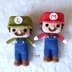 Super Mario and Luigi Amigurumi