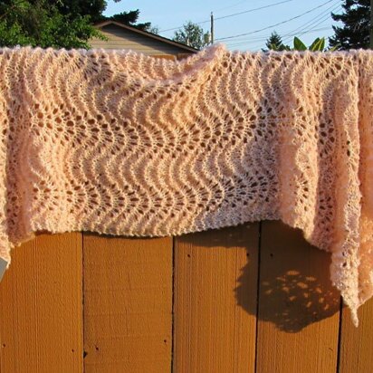 Maggie's Old Shale Shawl - knitting pattern